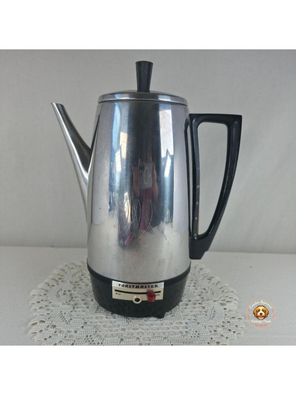 Vintage Toastmaster Electric Percolator Coffee Maker Stainless Steel M521
